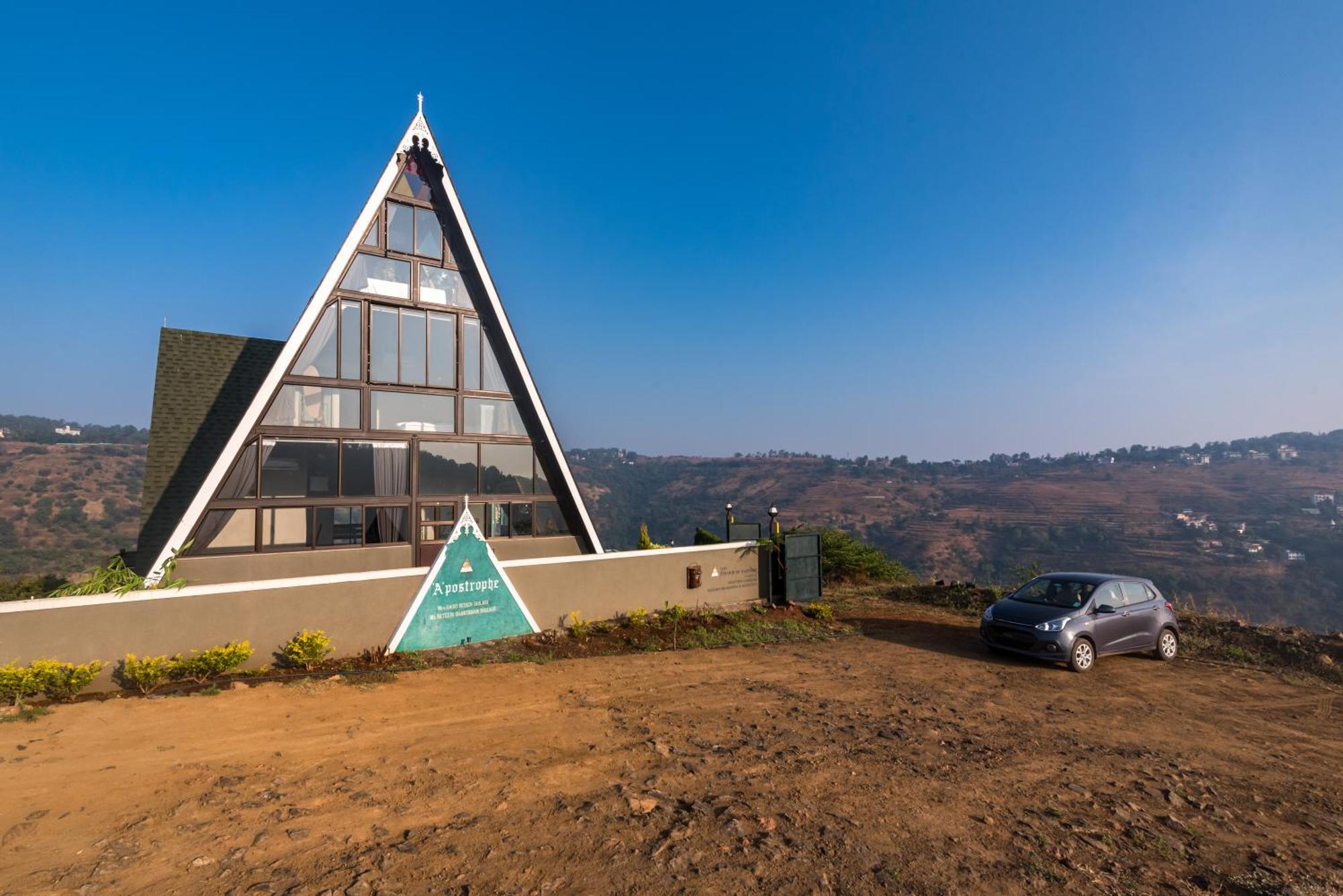 Saffronstays A Vantage, Panchgani - A Pyramid Shaped Unique Luxury Villa With Infinity Valley Views מראה חיצוני תמונה