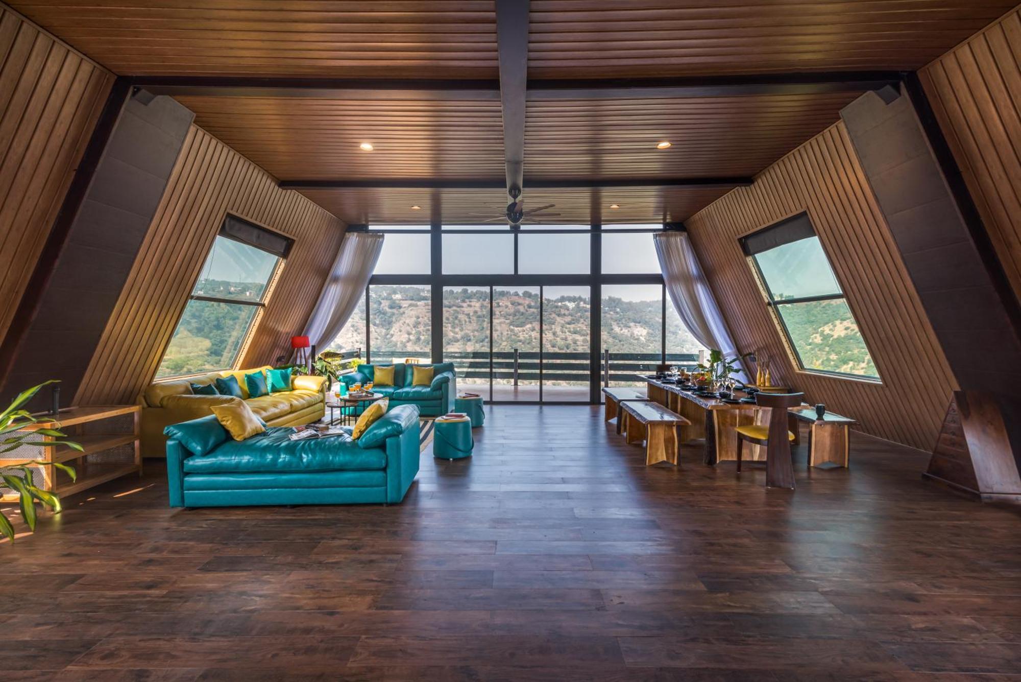 Saffronstays A Vantage, Panchgani - A Pyramid Shaped Unique Luxury Villa With Infinity Valley Views מראה חיצוני תמונה