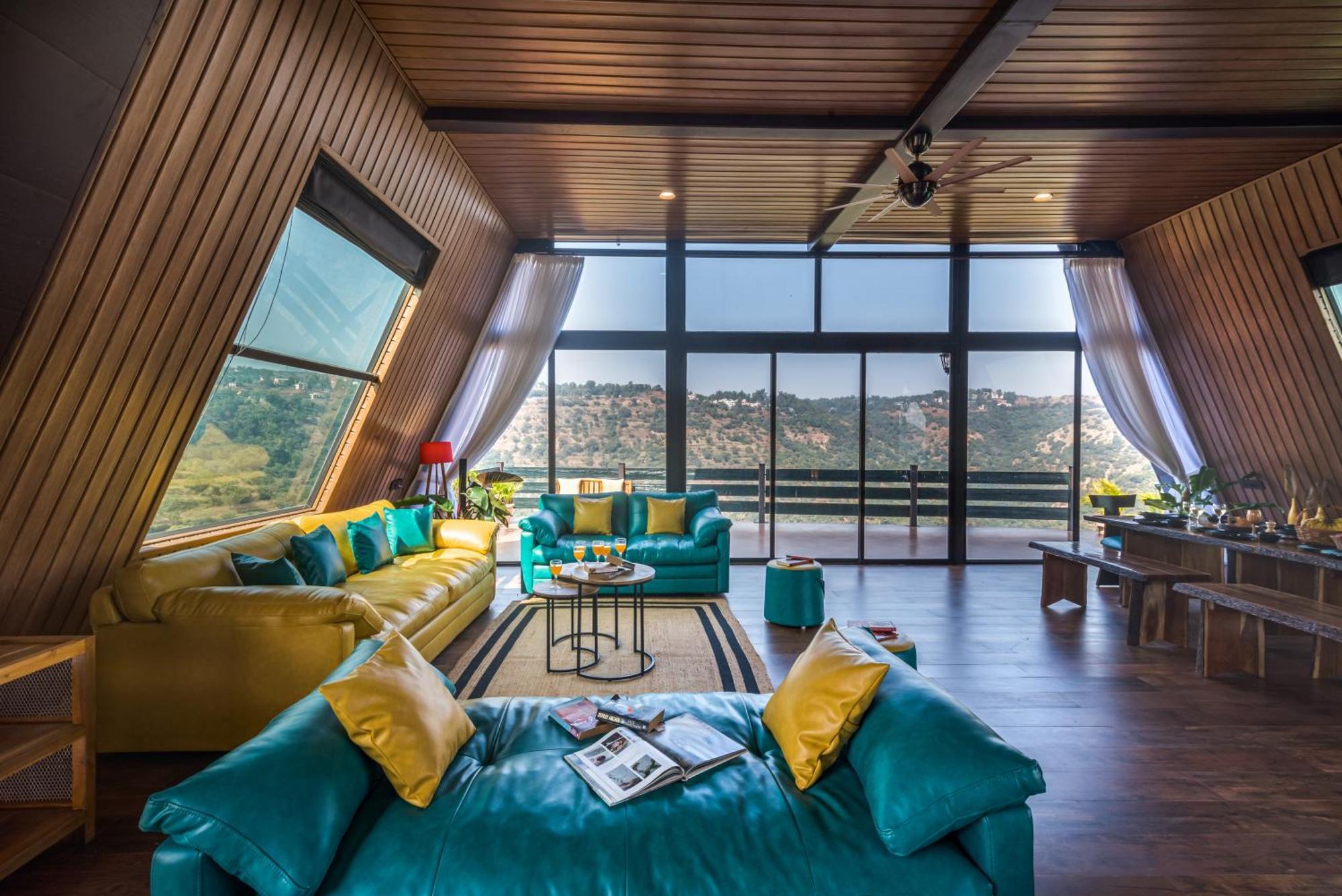Saffronstays A Vantage, Panchgani - A Pyramid Shaped Unique Luxury Villa With Infinity Valley Views מראה חיצוני תמונה
